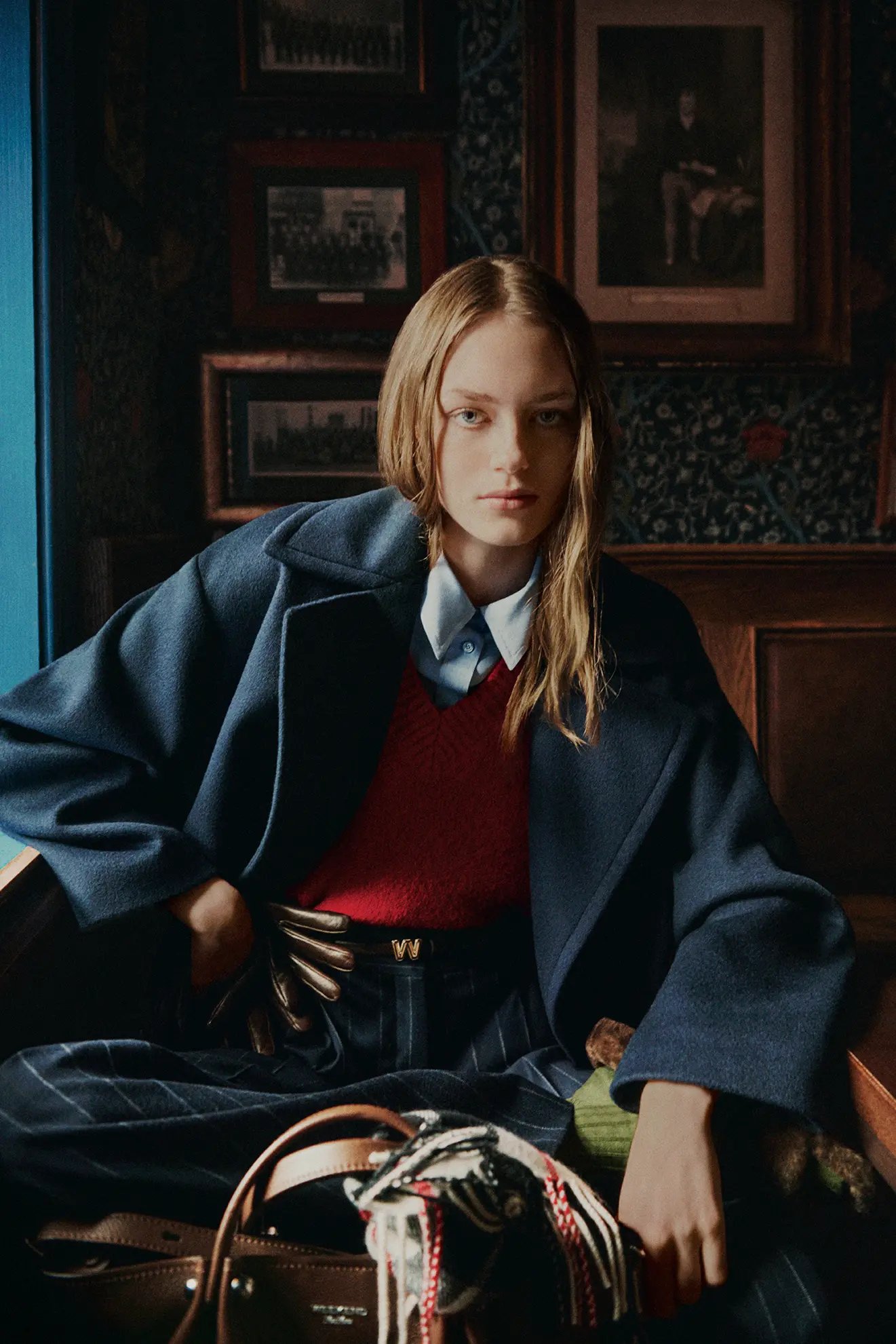 Weekend Max Mara woman in an intimate interior